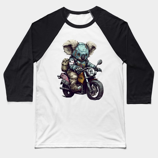 Taking a wild ride through the streets of Tokyo with my new furry friend Baseball T-Shirt by Pixel Poetry